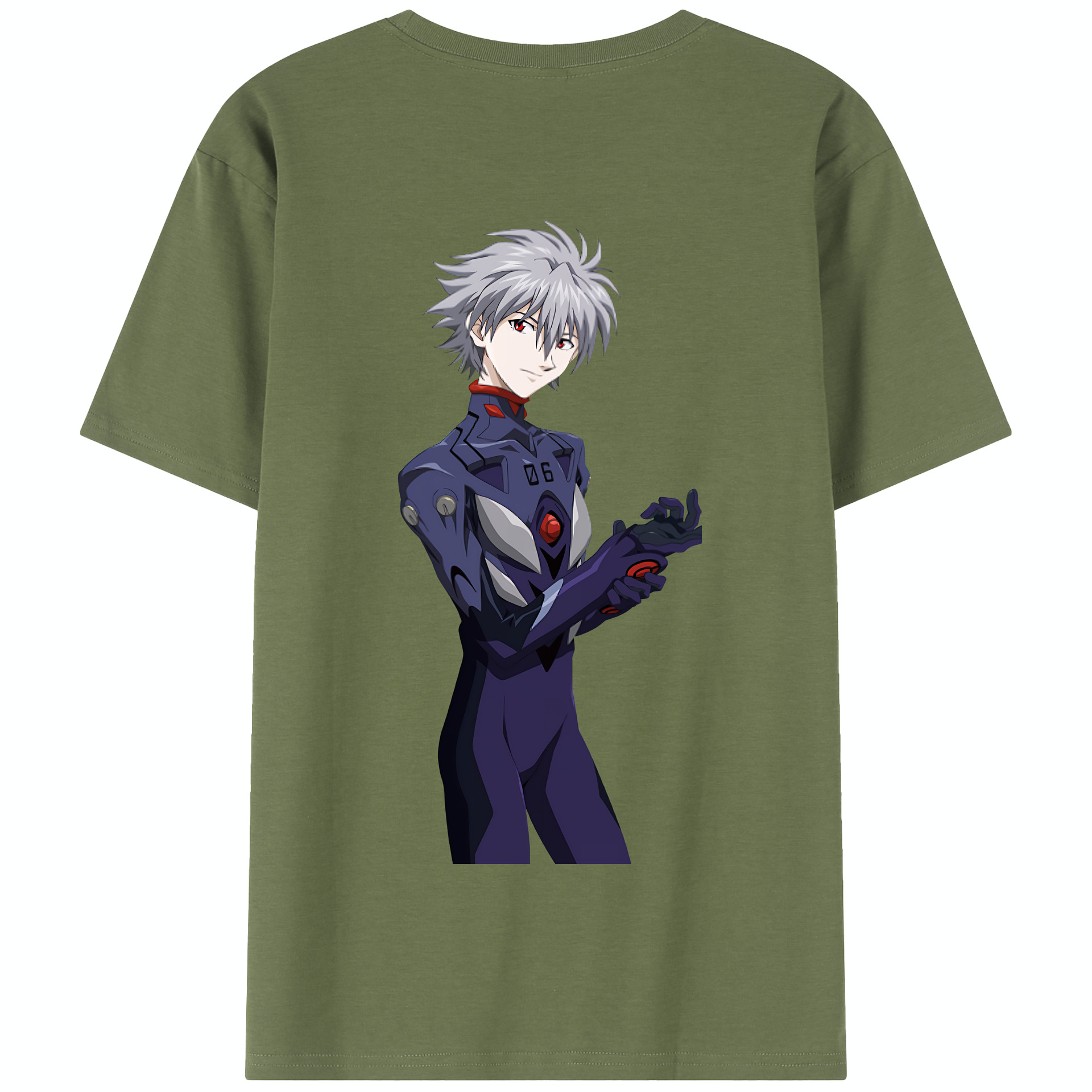 （画像用） EVA 新世紀エヴァンゲリオン 綿100％半袖Tシャツ（背面プリント）